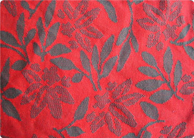 Tissu rouge léger d'habillement de tissu de robe de jacquard par la cour