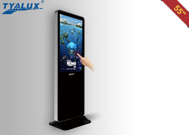 Signage de la publicité d'affichage à cristaux liquides d'écran tactile du kiosque LED d'écran tactile de multimédia 55 pouces