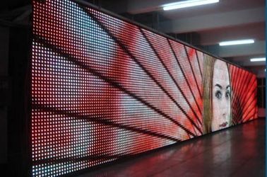 Écran extérieur flexible polychrome d'affichage à LED du mur rideau P20 de HD LED