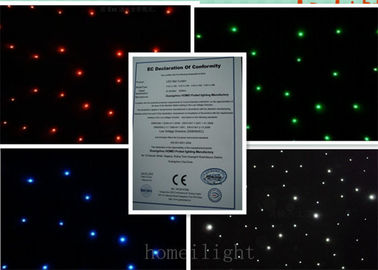 Tissu d'étoile de RGBW Christamas LED avec la lumière de scintillement, écran flexible de LED