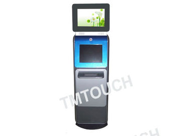 kiosque d'affichage à cristaux liquides Wayfinding d'écran tactile du Double-affichage IR pour l'enregistrement d'aéroport