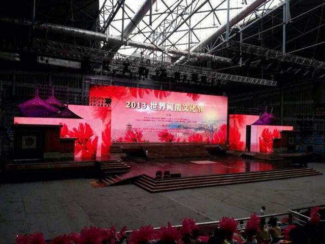 Panneau mobile d'intérieur d'affichage à LED de location de P5mm pour le cas de fond d'étape