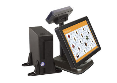 La caisse enregistreuse en ligne de terminaux de position d'écran tactile de supermarché labourent pour le point de vente