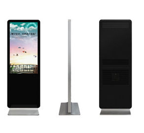 Application d'intérieur d'OS de la victoire 7 plancher de 55 pouces tenant l'affichage de totem de kiosque d'affichage à cristaux liquides