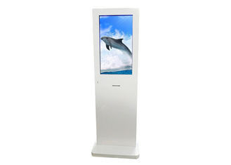 Seule mise en réseau 1080P HD du Signage HDMI de Digital support blanc pleine page/fendu
