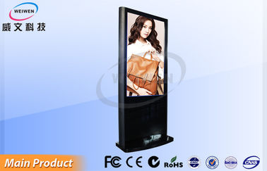 Signage de Digital de support de l'affichage à cristaux liquides 3G du théâtre 55inch FHD seul avec le côté en aluminium