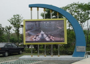 Écran visuel mené de haute résolution extérieur d'affichage mené par p10 de grand smd de vision