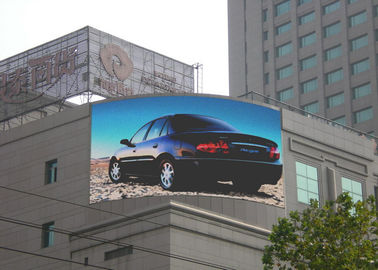 Vrais pixels menés polychromes de publicité menés extérieurs contrastés de l'affichage 20mm d'écrans