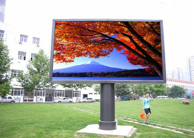 Vrais pixels menés polychromes de publicité menés extérieurs contrastés de l'affichage 20mm d'écrans