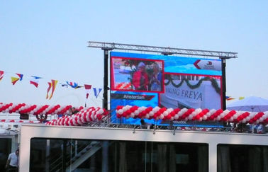 SMD 3 dans les panneaux de 1 de la publicité mur visuels menés extérieurs d'affichage P10, économie d'énergie