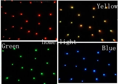 Tissu d'étoile de RGBW Christamas LED avec la lumière de scintillement, écran flexible de LED
