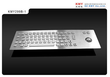 Clavier imperméable interactif en métal d'acier inoxydable de kiosque de Signage de Digital avec la boule de commande