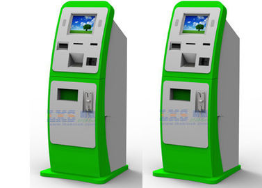Kiosque rouge blanc de paiement de Bill, distributeur de vente de carte d'UPS étiquetant le dispositif de Volchers d'échange
