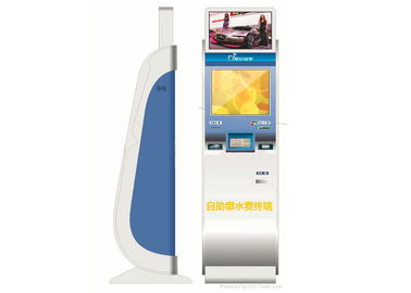 Double kiosque d'écran de l'information extérieure interactive pour le paiement Wayfinding