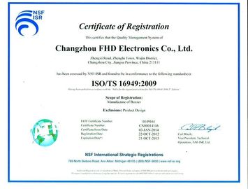 sonnerie LCP de 3V SMD pour l'ordinateur, transducteur électromagnétique de 12*5.5mm, SOLIDES TOTAUX 16949 certifiés