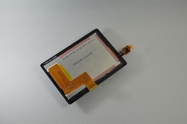Terminal 3,5" de position écran tactile capacitif d'affichage à cristaux liquides avec l'interface de RVB et le 300cd/m2