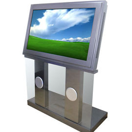 Parquetez le kiosque debout de Signage de Digital de réseau d'écran tactile de la publicité avec W2000, XP, systom de vue