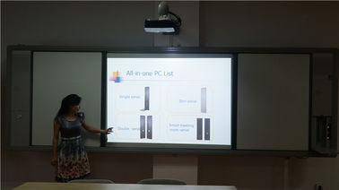 Système d'éducation futé interactif du tableau blanc HDMI de conception de contact bilatéral de doigt avec le stylo d'encre